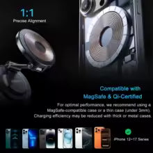 Magnetic Wireless Car Charger Mount