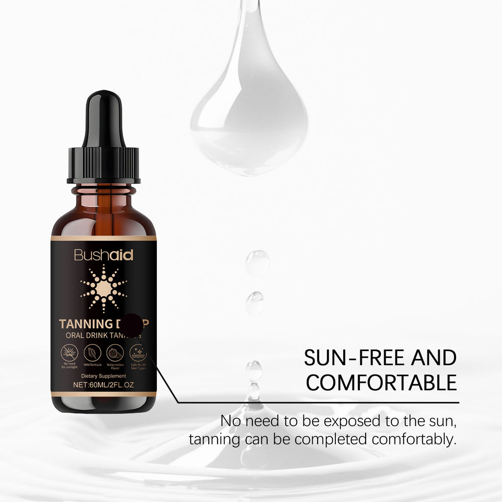 Bushaid Tanning Drop – Oral Drink Tanning Dietary Supplement | 60ml
