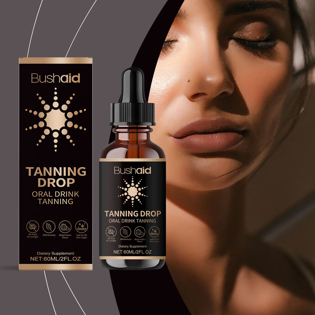 Bushaid Tanning Drop – Oral Drink Tanning Dietary Supplement | 60ml