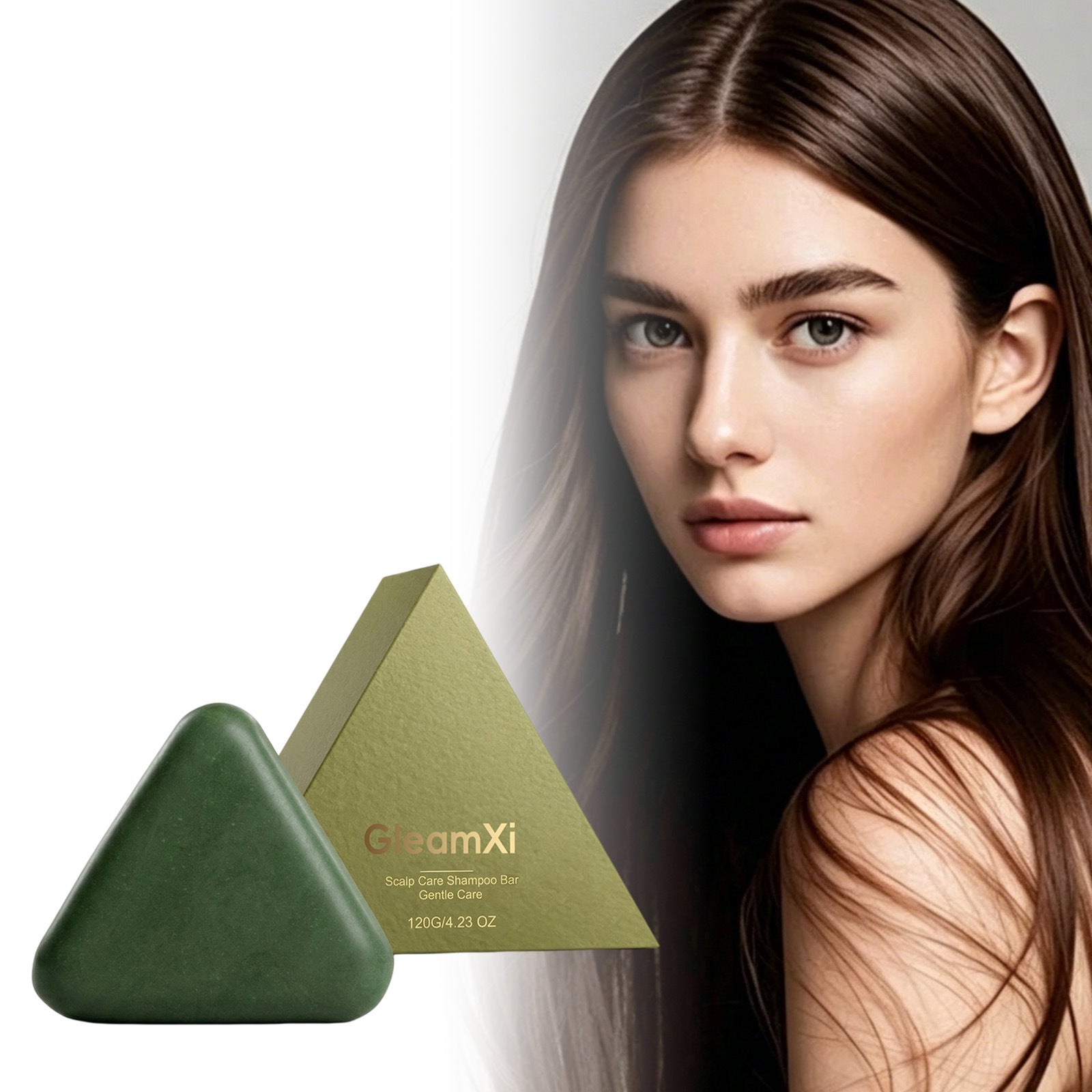 GleamXi Scalp Care Shampoo Bar – Deep Cleanse & Moisturizing Hair Care