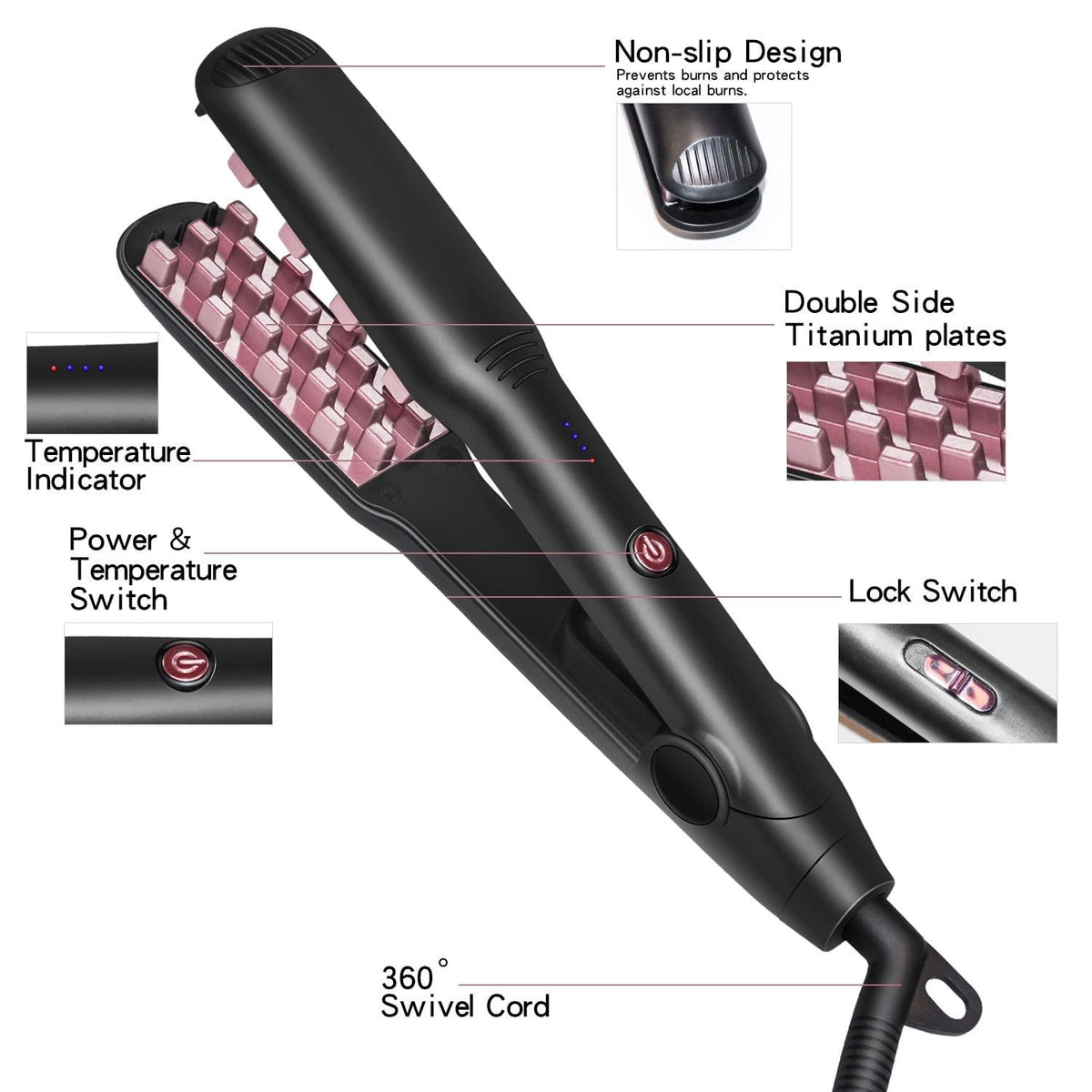 Mini Root-Volumizing Hair Crimper - DenHive